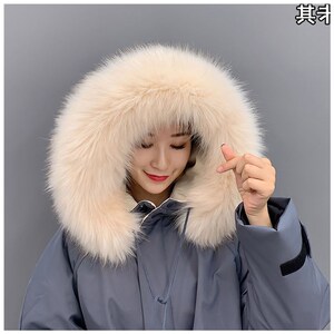 毛毛领子通用真毛毛领子单卖羽绒服帽子上的毛毛领衣服毛领通用单