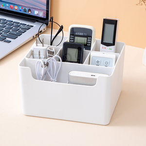 手机充电器收纳盒家用耳机数据线整理盒子存放桌面充电线收纳神器