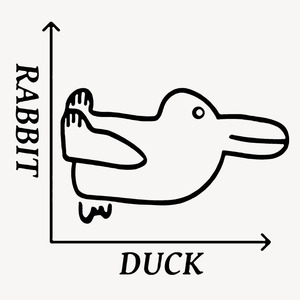 轻漫物语心理学测试鸭子兔子文科趣味搞笑体恤短袖t恤夏学生男士