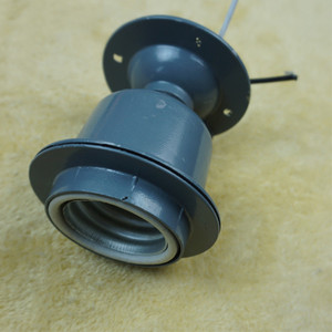 e40/e27防爆灯座灯头铝壳陶瓷螺口灯头工矿灯景观灯灯座吸顶/吊式