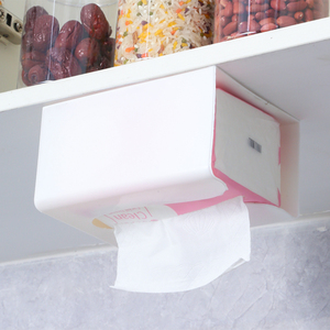免打孔卫生纸置物架厕所纸巾盒厕纸抽纸盒子放卫生间洗手间壁挂式