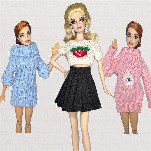 换装娃娃衣服套装公主裙日常时装桃子小布丽佳fr心怡雅政芭比可儿