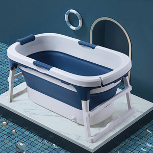 宝宝浴盆可折叠婴儿洗澡盆浴缸新生儿澡盆可躺可坐儿童成人洗澡桶