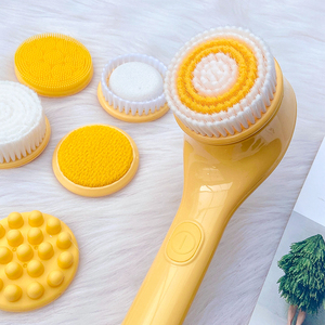 小米有品电动洗澡刷长柄搓澡神器多功能后背全自动搓泥按摩沐浴刷