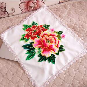 剁绣掇花绣绣布