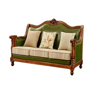 qf/曲富 简美风情系列 美式家具 客厅简约现代三人位沙发