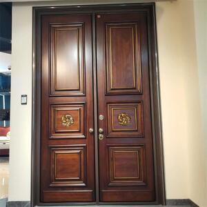 查普曼进户门装甲入户门别墅大宅门双开门防盗门家用进户门密码门