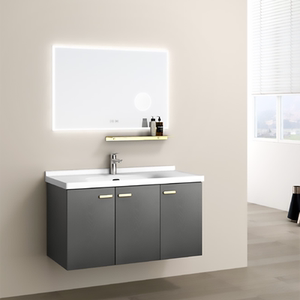 华艺卫浴实木浴室柜组合套餐现代简约现代浴室柜花洒马桶整套