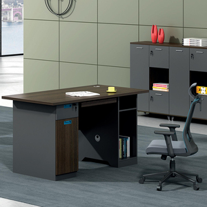 派格(paiger)办公家具职员桌一字型单人位职员桌 现代简约办公