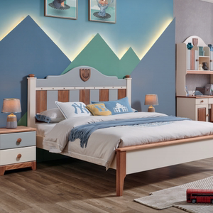 低碳贝贝 现代简约青少年北欧植物油系列单床套房系列 5a602 单床