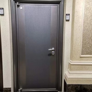 亚斯王防盗门安全门(含门框)ysw-5-6平板中间科技木 防爆降噪