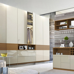 丽维家衣柜定制亚克力克诺斯邦平开门衣柜衣帽间定制全屋定制