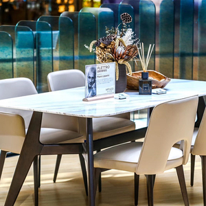 意迪森餐桌轻奢简约现代餐桌耐磨实木餐桌意式风格1.6米|昆明红星