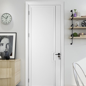 昆明同城亿合门窗象牙白木门室内烤漆房门平开门实木复合门 订金