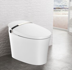 门店同款九牧坐便器脚感自动翻盖d7300马桶i3智能活水全自动既热