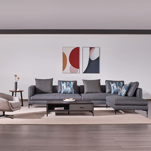 miland米兰家居布艺沙发组合简约现代北欧意式沙发三人位ml1917