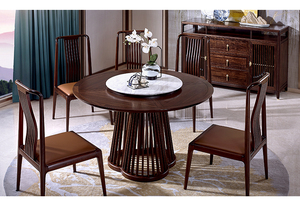 南洋迪克家居禾气实木家用餐桌椅现代新中式简约实用家具