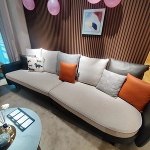 得一家居布艺沙发U9165现代简约大气家用客厅组合科技布|昆明沣源