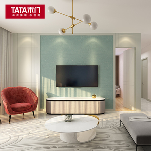 tata木门 隐形门背景墙护墙板电视墙隐形门客厅卧室暗门004 ac/pb