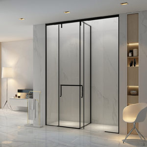 圣莉亚淋浴房一字形浴室推拉门定制卫生间干湿分离钢化玻璃隔断78