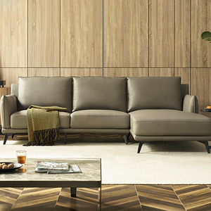 【门店同款】科凡全屋定制真皮轻奢沙发客厅简约小户型皮艺家具