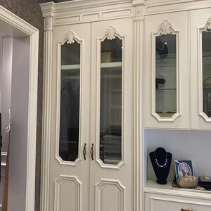 红星美凯龙建材馆负一楼普吉尼整木全屋定制衣柜-欧式电视柜-罗马