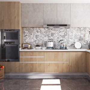 班尔奇全屋定制 整体橱柜厨房定制优质板材环保实木颗粒板e0级