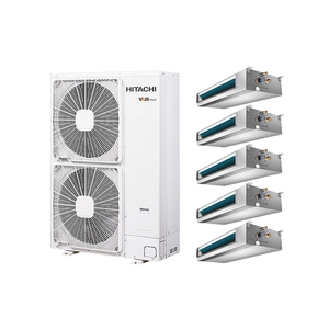 hitachi/日立变频8匹一拖六多联机冷暖家用中央空调ras-200fsvn5q