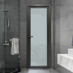 意群门窗铝合金平开门现代简约玻璃门卫生间门浴室门室内门家用门
