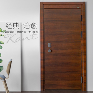 德盾德国专利防撬安全门甲级防盗进户门子母门密码锁自动锁康德a