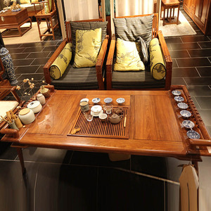 荣麟京瓷刺猬紫檀新中式-金樽茶台低调奢华极简轻奢居家好品自然