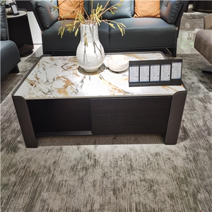 红星美凯龙官方旗舰店天猫莫瑞尼餐桌轻奢风格七彩烫金岩板防烫防刮