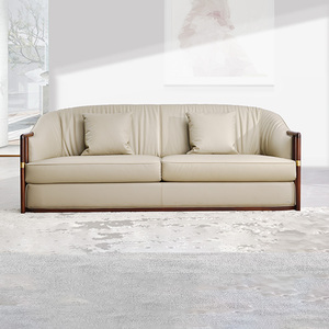 联邦舒雨锦堂春ys2062现代简约时尚轻奢美式生活实木沙发