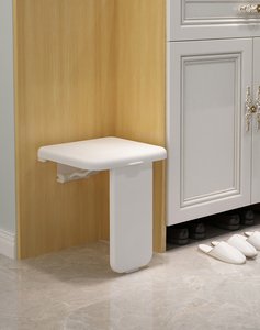 墨斐琳 浴室折叠凳淋浴座椅卫生间墙椅老人安全洗澡凳玄关换鞋凳