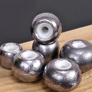 陶瓷铅坠定位定风珠鲢鳙鱼砣海竿抛竿远投通心坠渔具垂钓鱼小配件