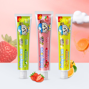 【多喜美】水果味道儿童牙膏清新口气固齿护龈防蛀口腔护理包邮.