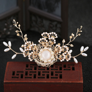 古代发冠束发女