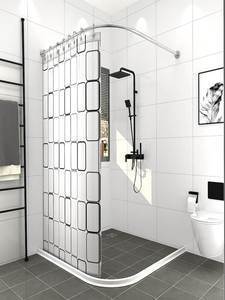 阻水条浴室挡水条可移动地面导水淋浴房石基隔断条硅胶拦水条挡条