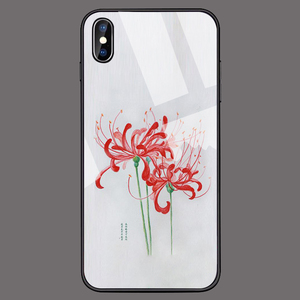 适用于复古风彼岸花iphone11苹果8 plus x手机壳保护套软壳女款文艺