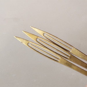 织网铜梭渔网黄铜梭子编织工具大号小号网针编网补网下网撒网垂钓