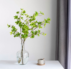 日本吊钟仿真植物假绿植室内装饰马醉木摆件仿真树客厅假树花瓶