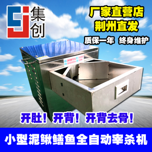 集创杀泥鳅鳝鱼机器黄鳝小型开肚机剖切肚自动宰杀机厂家直营