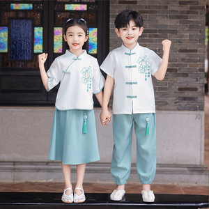 六一儿童合唱服演出服中国风汉服幼儿园小学生大合唱服团表演服装