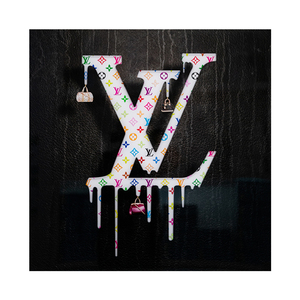 howstore jean raphael lv logo有机玻璃艺术装饰画客厅玄关