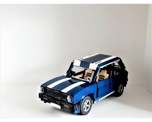 lego乐高载具车类套内10265moc-39328大众高尔夫gti电子图纸