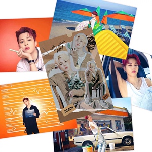 防弹少年团新专butter朴智旻专辑照 大尺寸海报 6张一套包邮