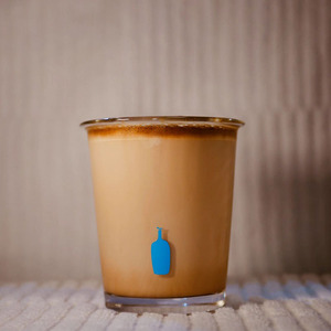 现货日本bluebottle蓝瓶子爱心京都限定玻璃咖啡杯浓缩杯圆口水杯