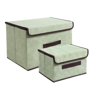储蓄箱翻盖式布艺整理箱一套脏衣服被子橱柜箱体便携式收纳收纳盒