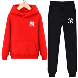 香港潮牌yn男女情侣装连帽卫衣卫裤上衣裤子宽松秋冬款运动套装