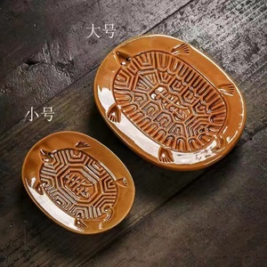闽南龟粿印中式桃粿印手工传统碗糕粿古早味乌龟陶瓷蒸煮家用模具